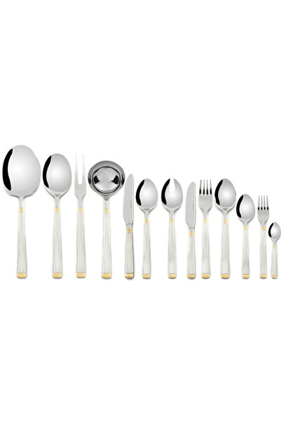 MİK Gustoso Gold 90 Parça Çatal Kaşık Bıçak Seti