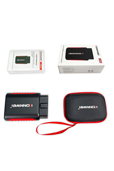 Choice جهاز فحص أعطال السيارات kdiag KONNWEi OBD2، اتصال بلوتوث، تحكم عبر تطب...