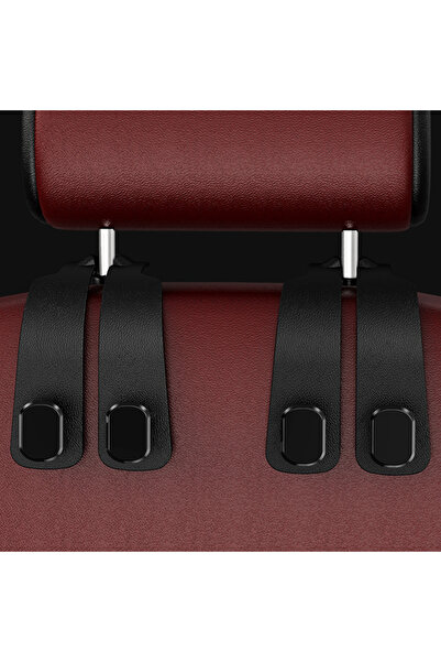 choice2 black 2 pcs 2025 Car hook car seat back upgrade hidden double hook re...