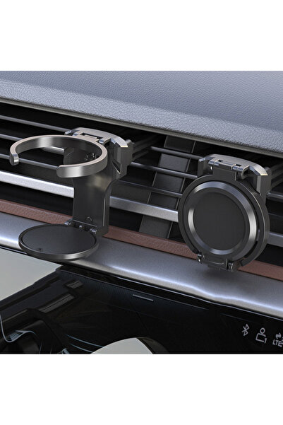 Choice حامل أكواب قابل للطي لفتحة تهوية السيارة، حامل زجاجات مياه، رف أكواب ل...