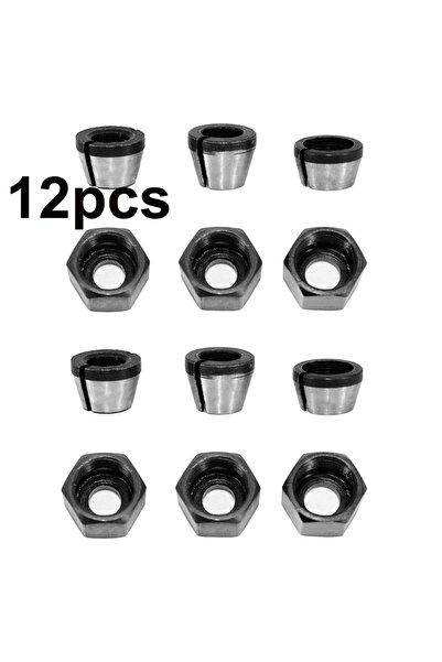 Choice مجموعة B مكونة من 12 قطعة، 6/8/12 قطعة، ظرف تثبيت راوتر، 6 مم، 6.35 مم...