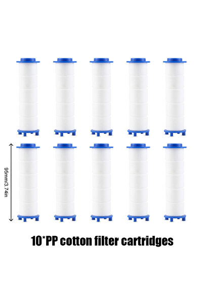 Choice 10 قطع، 5/10 قطع، فلتر دش عالمي، يزيد ضغط الماء، يزيل الشوائب لرؤوس الدش