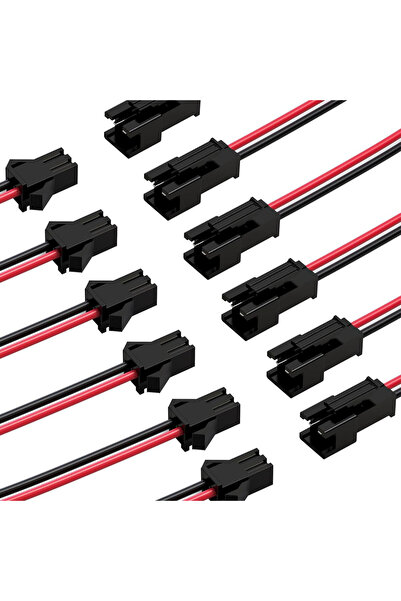 Choice 10 أزواج من موصلات JST ثنائية الدبابيس، 10 أزواج من موصلات JST SM ثنائ...