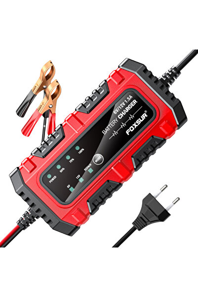 Choice1 MOJOYCE EU 6V 12V 1.5A Car Battery Charger Smart Charger Car and Moto...