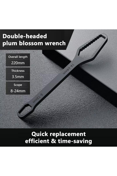 Choice1 مفتاح توركس عالمي قابل للتعديل ذاتي الشد، مقاس 220 مم، 8-24 مم، من SE...