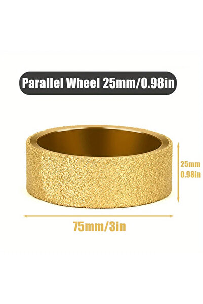 Choice1 عجلة تشكيل ذات شكل جانبي متوازي، قطعة واحدة، قطر 25 مم، محور 20 مم، ح...