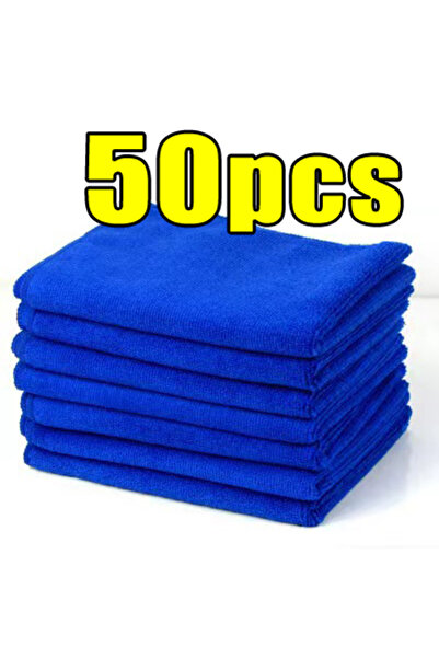 Choice3 30x30 50pc Microfiber Cleaning Cloths Lint Free Microfiber Cleaning T...