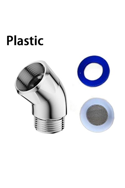 Choice مُعدِّل زاوية رأس الدش البلاستيكي 135 درجة، محمول باليد، مزود بمرفق 1/...