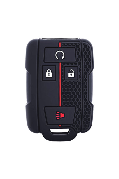 Choice black Silicone car key case for Chevrolet Colorado Silverado 1500 2500...