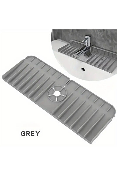 Choice Grey-1PCS Silicone Faucet Mat Dish Soap Sponge Holder Sink Kitchen Cou...