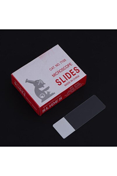 Choice شرائح مجهرية فارغة من الزجاج، 50 قطعة/علبة، مناسبة لعلوم الأحياء الأسا...