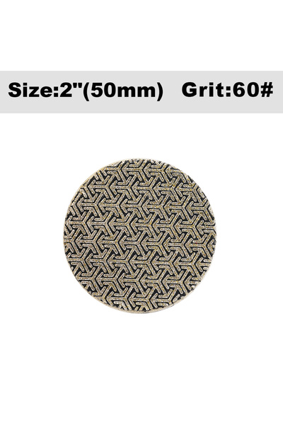Choice5 1 Pc 2 inches Grit 60-1pc 50mm Electroplated Diamond Polishing Pads- ...