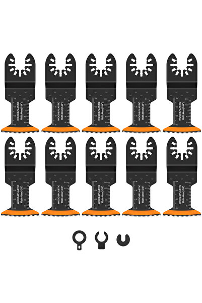 Choice ١٠ قطع ٤٤ مم، شفرات منشار متذبذب ٥٠/١٠ قطع، شفرات متعددة الاستخدامات ٤...