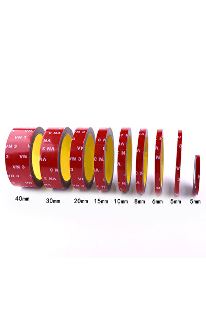 Choice3 10mm 3M Red 300CMeters Strong Double sided Tape Acrylic Foam Adhesive...