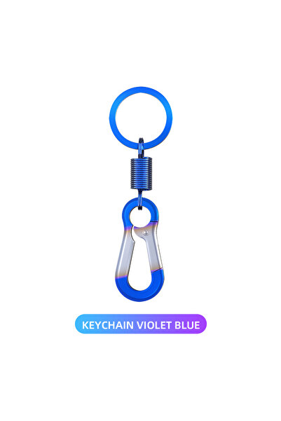 Choice1 غطاء مفتاح سيارة/دراجة نارية عالمي، مزين برأس مفتاح معدل، أزرق بنفسجي...