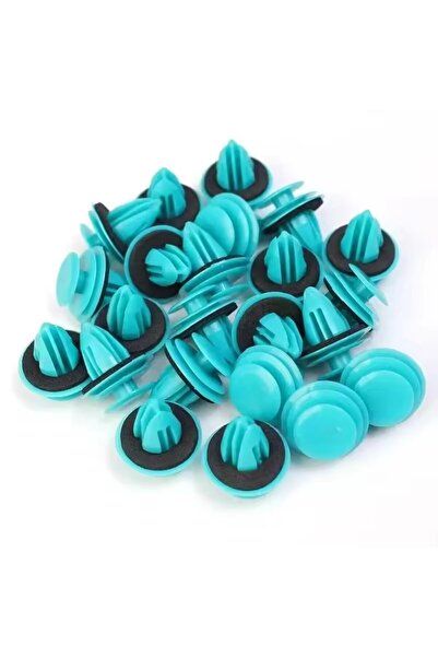 Choice1 مشبك لوحة باب السيارة Hu blue 30 قطعة 100-20 قطعة مع حلقة مانعة للتسر...