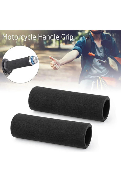 Choice غطاء مقود دراجة نارية مضاد للاهتزاز، مصنوع من إسفنج مريح، سهل الانزلاق...