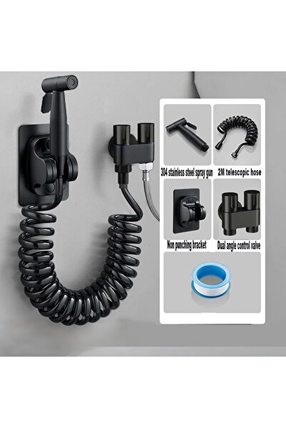 Choice1 بخاخ بيديه يدوي أسود اللون، مصنوع من الفولاذ المقاوم للصدأ، طقم بخاخ ...