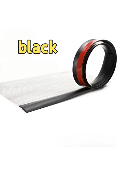 Choice7 شريط انتقال أرضي ذاتي اللصق بطول مترين، أسود، قطعة واحدة، متوفر بأطوا...