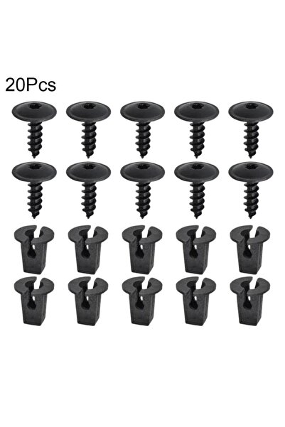 Choice 20 قطعة أو 40 قطعة من براغي تثبيت بطانة واقي الطين للسيارات، مشابك تثب...