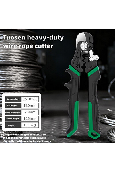 Choice مقص أسلاك فولاذية من Tuosen Hardware، كماشة قطع أسلاك فولاذية، 7 بوصات...