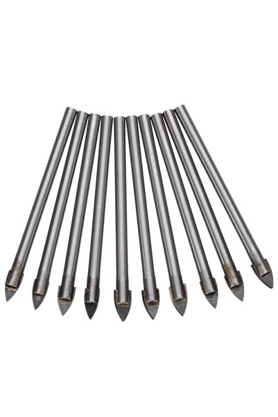 Choice 10pcs 6mm Tip Bits Cemented Carbide Glass Ceramic Granite Wall Concret...