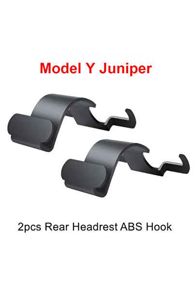 Choice قطعتان من خطافات مسند الرأس الخلفي لسيارة تسلا موديل Y من جونيبر، منظم...