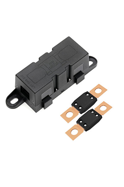 Choice حامل فيوزات السيارات ميجا 300 أمبير، قطعتان، فيوز شفرة مسطح ANM مثبت ب...