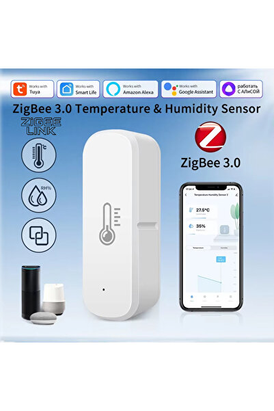 Choice نظام أتمتة المنزل الذكي بتقنية Zigbee، مستشعر Tuya الذكي لدرجة الحرارة...
