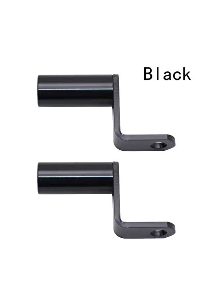 Choice 2 pcs Black Lengthening Extender Bracket Rearview Mirror Mount Univers...