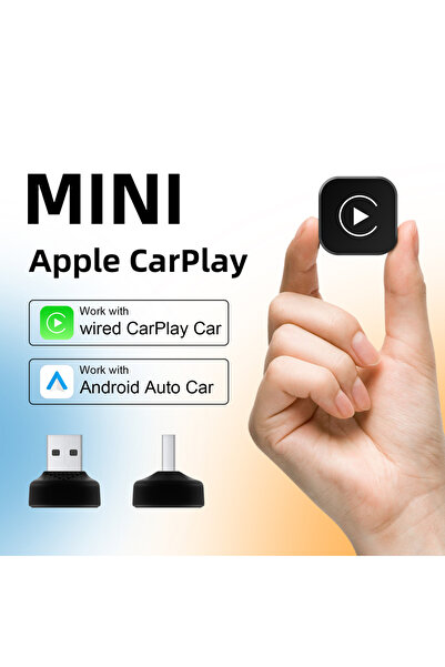 Choice محول كاربلاي وأندرويد أوتو لاسلكي عالمي 2 في 1، صندوق صغير ذكي للسيارا...