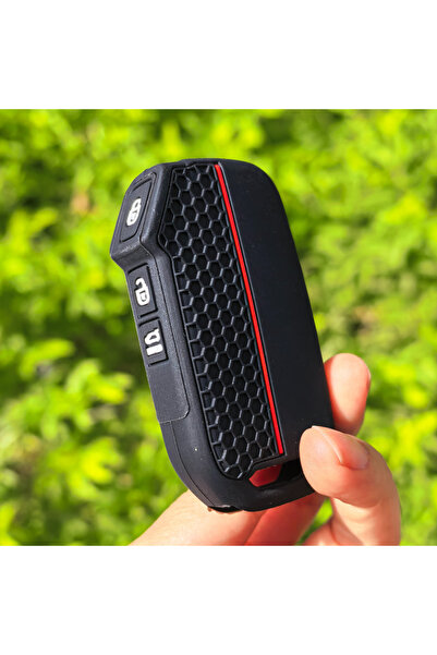 Choice غطاء مفتاح سيارة سيليكون بثلاثة أزرار لسيارات كيا K3 K5 سول سبورتاج ني...