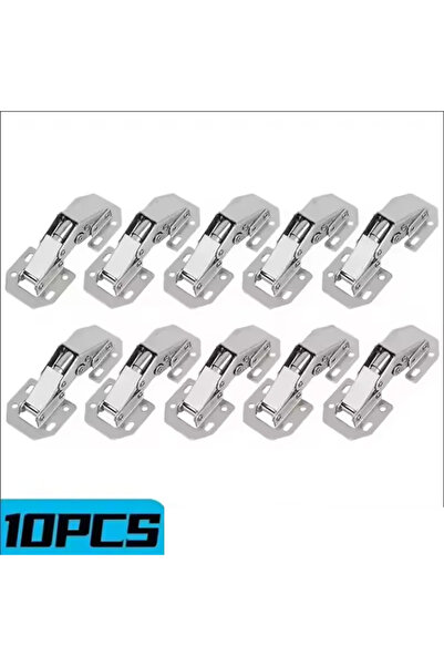 Choice 10 قطع مفصلات خزائن بزاوية 90 درجة، 2/4/10 قطع، بدون ثقب، مفصلات هيدرو...