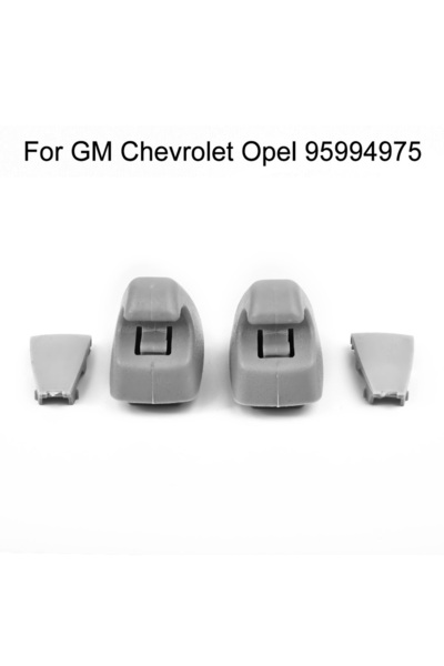 Choice قطعتان من مشبك تثبيت واقي الشمس الرمادي رقم 95994975 لسيارات كروز وسون...