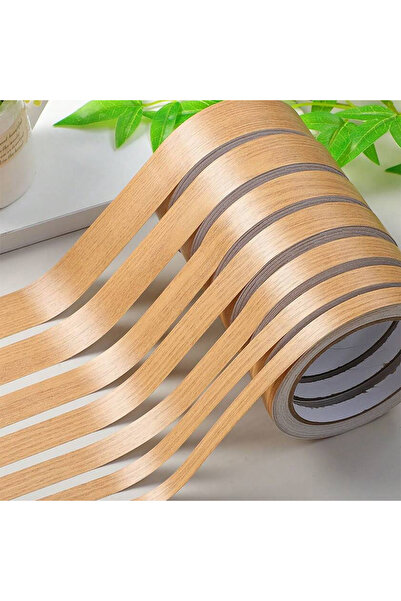 Choice4 شريط لاصق ذاتي الحواف بنقشة خشبية، مقاس 1.5 سم × 10 م، لفة واحدة، طول...