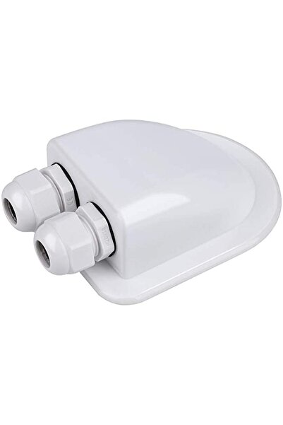 Choice black Double cable entry gland connector cover junction box wire entry...