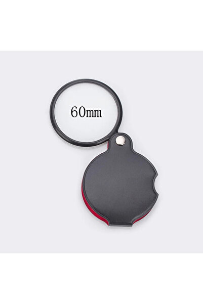 Choice1 60mm 6X 50/60mm Mini Magnifying Glass 6/8X Folded Leather Case Portab...