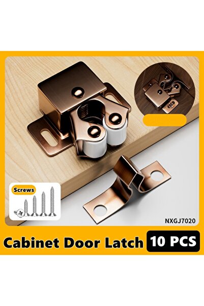 Choice مجموعة من 10 قطع من مقابض أبواب الخزائن ذات البكرات المزدوجة القوية ال...
