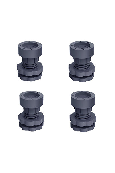 Choice 4 قطع من وسادات أرجل غسالة ملابس عالمية قابلة لتعديل الارتفاع، مانعة ل...