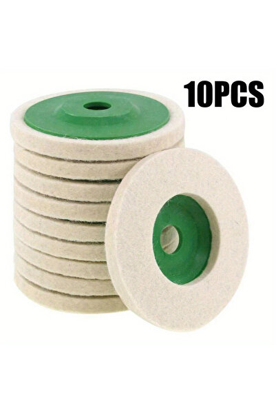 Choice1 10 قطع، 3-12 قطعة، قرص تلميع من الصوف، قرص تجليخ 4 بوصة، عجلة صناعية ...