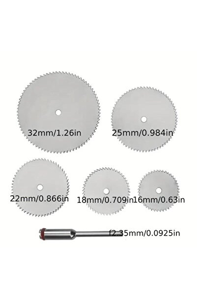 Choice 6 قطع من شفرة المنشار الدائرية الصغيرة، قرص القطع والطحن الكهربائي، أد...
