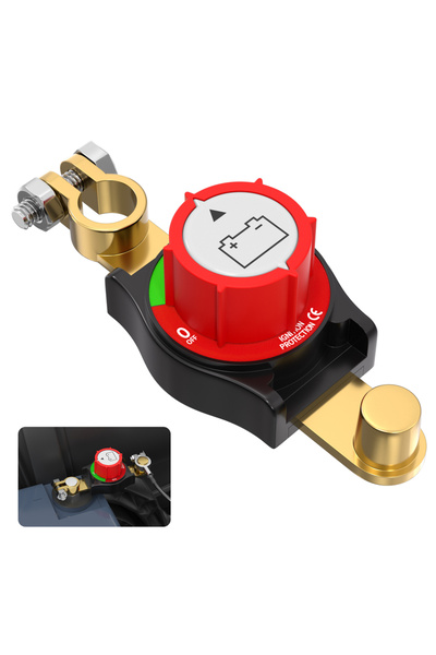 Choice مفتاح فصل البطارية العلوي، مفتاح إيقاف تشغيل البطارية 12 فولت - 48 فول...