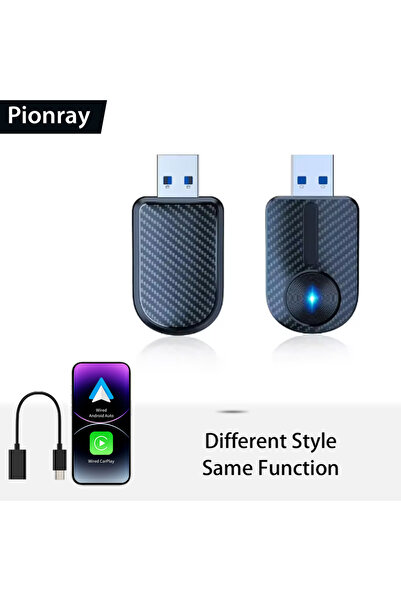 Choice موديل B 2026 بيونراي، جهاز لاسلكي 2 في 1 لـ CarPlay ومحول لاسلكي لـ An...