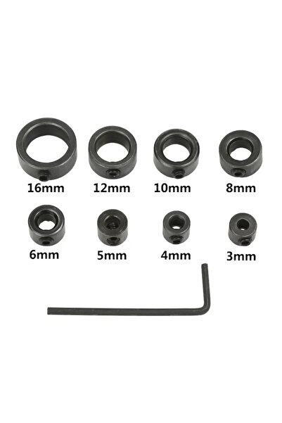 Choice 8 قطع جديدة من حلقات تحديد عمق مثقاب الحفر - أطواق قابلة للتعديل من 3 ...