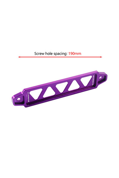 Choice Purple Aluminum Car Battery Fasten Bracket Holder Battery Tie Down Bra...