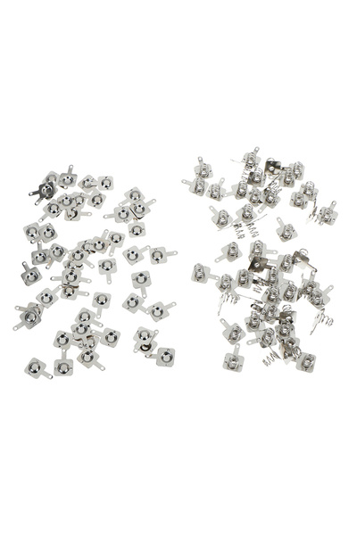 Choice One Size 100pcs Silver Spring Battery Shrapnel 9*9.5/10/20MM Positive ...