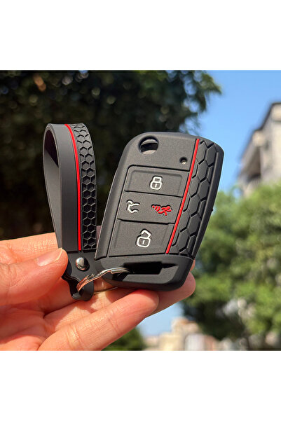 Choice1 غطاء مفتاح سيليكون قابل للطي من مجموعة 4BT ريدلاين، مناسب لسيارات فول...