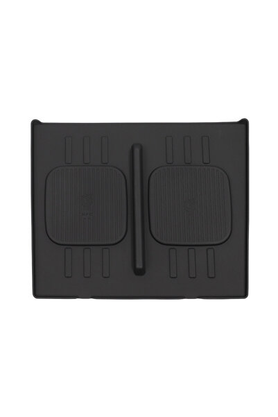 Choice قطعة واحدة باللون الأسود لسيارة هيونداي سانتا في 2024 لوحة شحن لاسلكية...