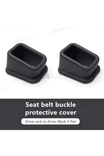 Choice Black BLALION 2PCS Car Seat Belt Slot Fixer Safety Belts Lock Buckle F...
