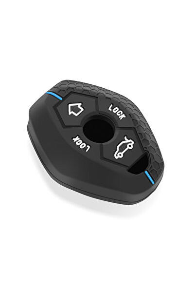 Choice غطاء مفتاح سيارة من السيليكون الأزرق، حامل مفتاح عن بعد، مناسب لسيارات...